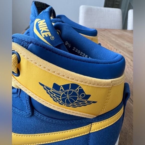 NIKE | Air Jordan 1 Retro AJKO Laney True Blue-Topaz Gold *NEW* (size 9.5) - Picture 11 of 11